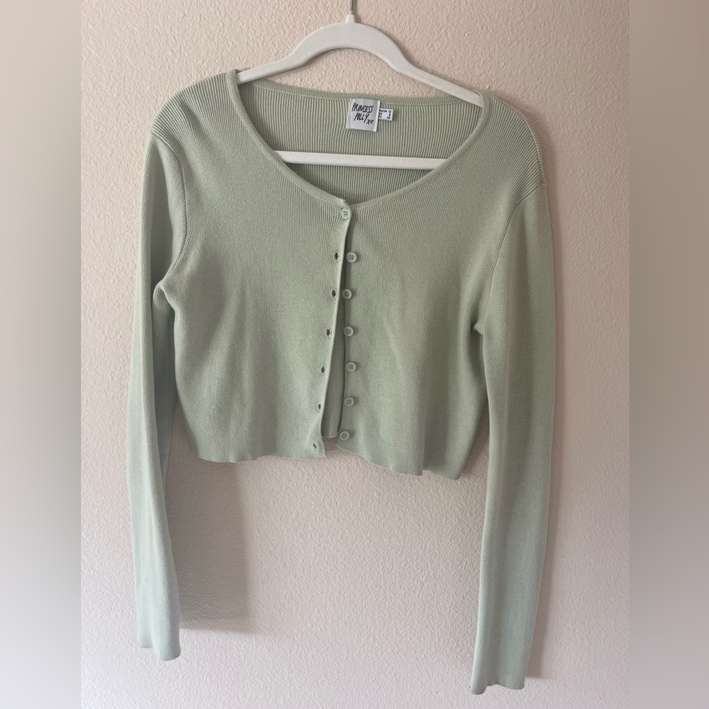 Princess Polly cardigan sweater top in size US 8
